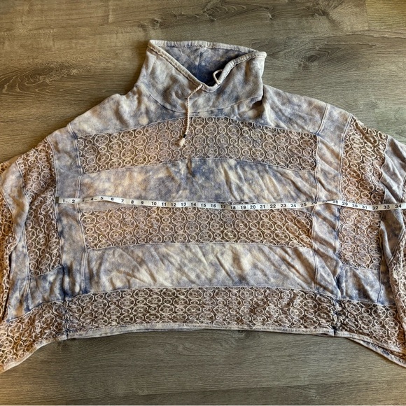 Free People Crochet French Terry Poncho - Picture 5 of 5